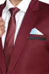 Men's slim fit TR blazer – Dark Maroon – view 7