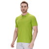 Parrot Green polo T-shirt (100% cotton) – front view