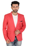 Men's slim fit TR blazer – Prubin Red – view 2