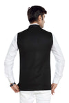 UNIFORMIC men's Black TR Nehru jacket – view 5