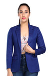 Women's slim fit TR blazer – Royal Blue – view 2