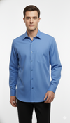 Men's Classic Formal Shirt – Blue Fil-a-Fil – view 5