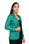 Women's slim fit TR blazer – Sea Green – view 6