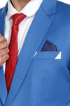 Men's slim fit TR blazer – Light Blue – view 6