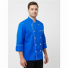 Royal Blue & White chef coat – view 6