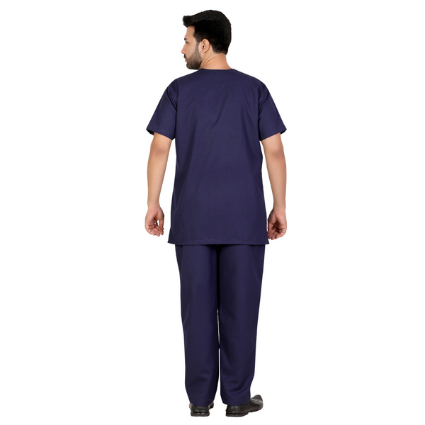 Classic Scrub Suit – Navy Blue