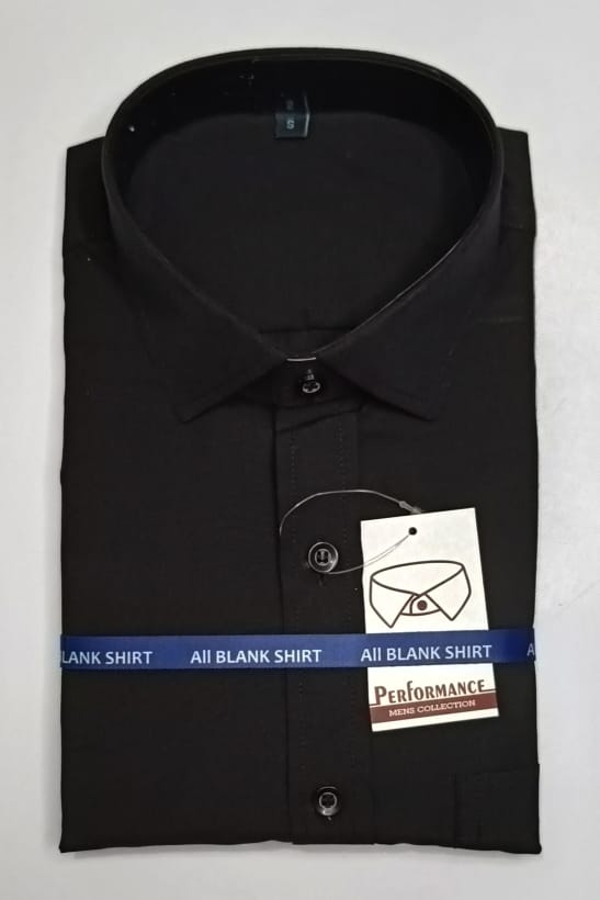 Men's Performance Formal Shirt – Black – view 1