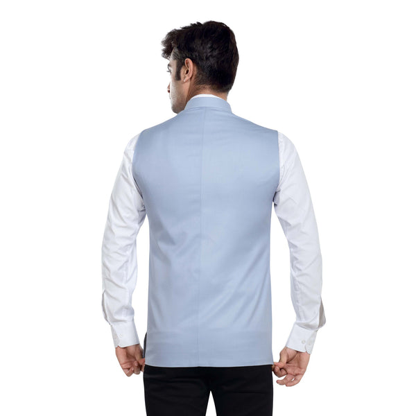 Men's TR Nehru Jacket – Cloudy Blue