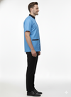 Half Sleeve Waiter Uniform – Sky Blue & Black – view 3