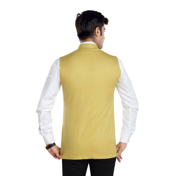 Men's TR Nehru Jacket – Golden