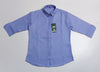 Women's Chambray Formal Shirt – Blue – front view