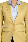 Women's slim fit TR blazer – Golden – view 3