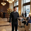 Black & grey chef coat – view 3
