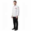 White & Red chef coat – view 5