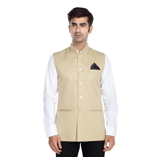 Men's TR Nehru Jacket – Cream