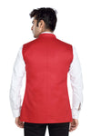 Men's Red TR Nehru jacket – view 4