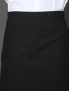 Half Service Apron – Black, pocket close-up