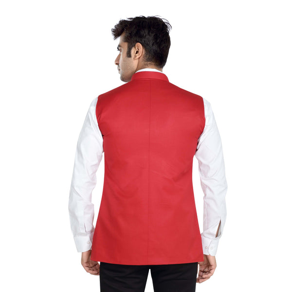 Men's TR Nehru Jacket – Red