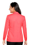 Women's slim fit TR blazer – Prubin Red – view 7