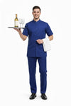Half Sleeve Waiter Uniform – Royal Blue – view 2