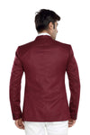 Men's slim fit TR blazer – Dark Maroon – view 5