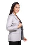 Women's slim fit TR blazer – Grey – view 6