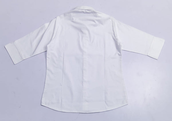Women's PC Formal Shirt – White – back view