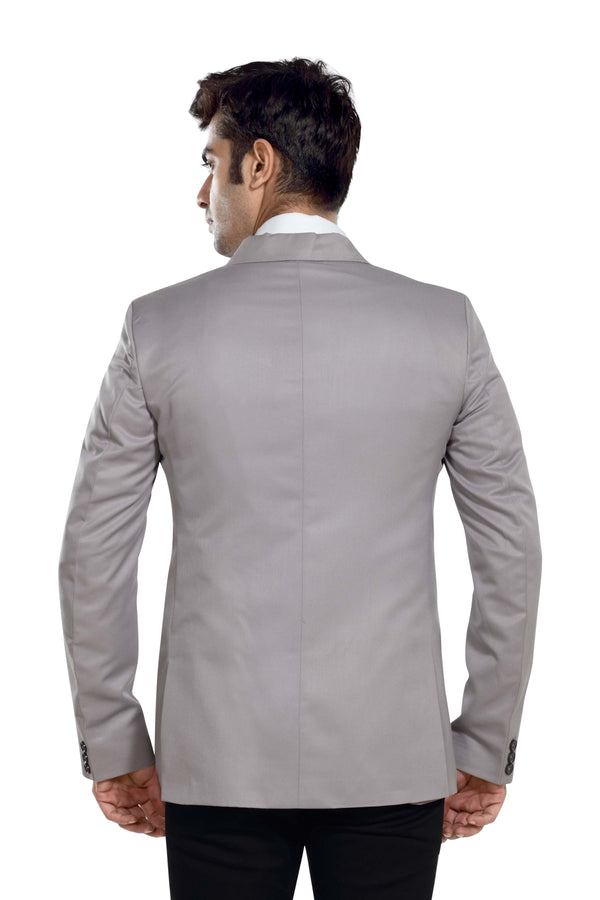 Men's slim fit TR blazer – Grey – view 5