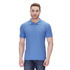 Sky Blue polo T-shirt (100% cotton) – front view