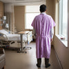 Patient Gown – Lavender, back ties