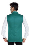 Men's Sea Green TR Nehru jacket – view 6