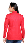 Women's slim fit TR blazer – Red – view 7