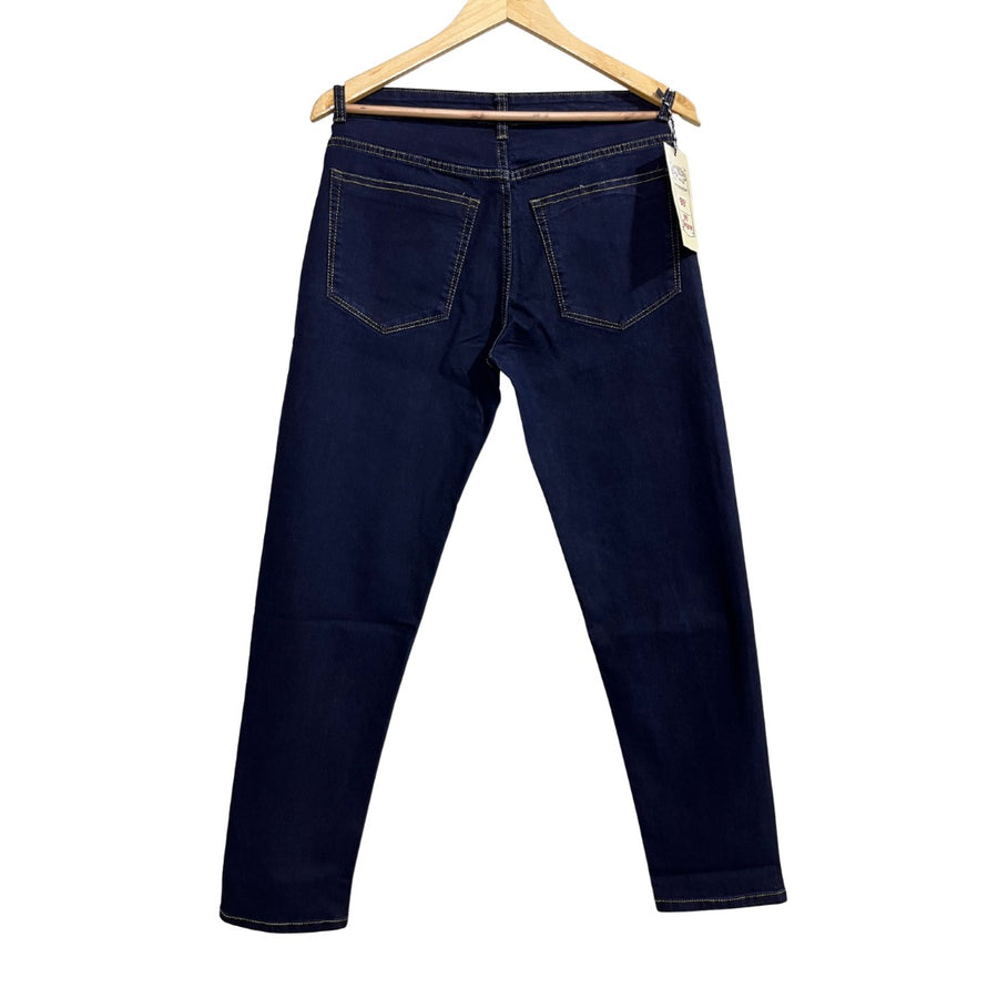 Men's Corporate Denim Jeans – Navy Blue - Left Sleeve