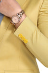 Women's slim fit TR blazer – Golden – view 4