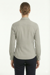 Women's Lycra Formal Shirt – Light Grey – view 4