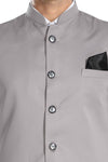 Men's Grey TR Nehru jacket – view 5