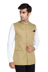 Men's Beige TR Nehru jacket – view 4
