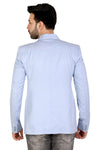Men's slim fit TR blazer – Cloudy Blue – view 5