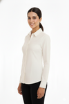 Women's Lycra Formal Shirt – White – view 6