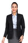 Women's slim fit TR blazer – Black – view 4