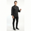 All Black (Style 2) chef coat – view 5