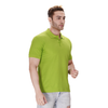 Parrot Green polo T-shirt (100% cotton) – left angle view