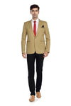 Men's slim fit TR blazer – Beige – view 2