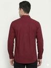 Men's Classic Formal Shirt – Maroon – view 2