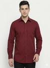 Men's Classic Formal Shirt – Maroon – view 1