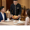 Full Sleeve Waiter Uniform – Black & Cream (Style 2) – view 1