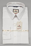 Folded white Mafatlal Trendz anti-stain shirt with tag