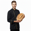 Black & Yellow chef coat – view 3