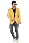 Men's slim fit TR blazer – Golden – view 1
