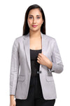 Women's slim fit TR blazer – Grey – view 2